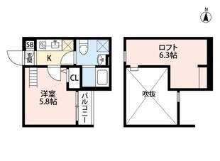 Weisse Viol 小路の物件間取画像